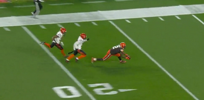 Amari Cooper beautifully hauled in deep ball during stunning Browns beatdown of Bengals