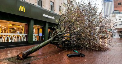 Storm Claudio lashes UK with 70mph wind and heavy rain as 49 flood alerts issued