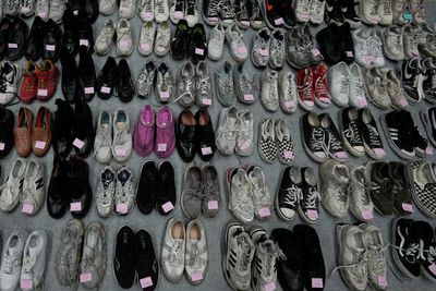 After tragic crush, lost shoes await owners at Seoul gym