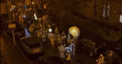 Glasgow 'Ghostbusters parade' videos go viral as hundreds join 'brilliant' south side march