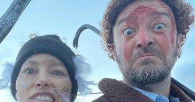 Justin Timberlake and wife Jessica Biel dress as Home Alone 'wet bandits' for Halloween