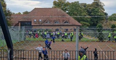 Manston detention centre: Children 'crawl through fence' and chant 'we need your help'