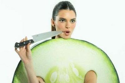 Kendall Jenner branded ‘iconic’ after donning cucumber outfit for Halloween