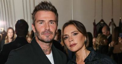 Victoria Beckham ponders David's bedwear as she returns home to Halloween surprise