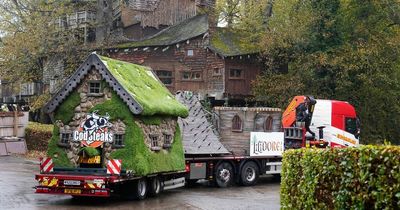 Lilidorei clan houses arrive at Alnwick Garden after journey of more than 300 miles