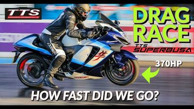 Just How Fast Is A 372 Horsepower Supercharged Hayabusa At A Drag Strip?