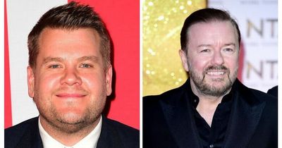 Ricky Gervais responds to James Corden 'copying' one of his famous jokes 'word for word'