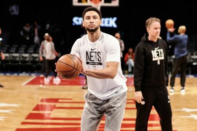 Nets’ Ben Simmons out on Tuesday vs. Bulls due to left knee soreness