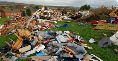 Flytippers who took advantage of community bonfire event by dumping mountain of rubbish warned they face massive fines