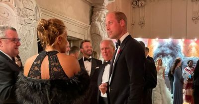 Prince William looks smart in tuxedo and poppy as he arrives at 2022 Tusk Awards