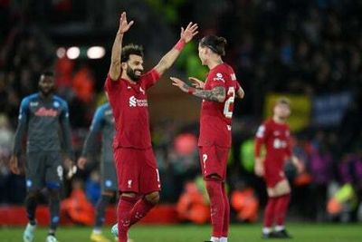 Liverpool 2-0 Napoli: Late goals from Mohamed Salah and Darwin Nunez claim morale-boosting win