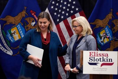 GOP's Cheney visits Michigan to support Democrat Slotkin bid
