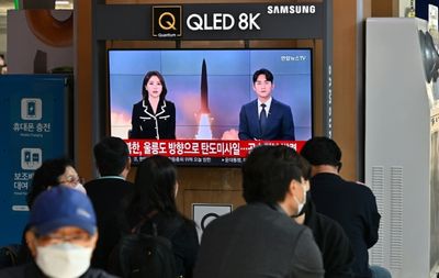 N. Korea fires more than 10 missiles, one close to S. Korea