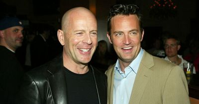 Matthew Perry reveals how Xanax pills helped him keep up with Bruce Willis' partying