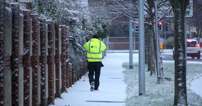 Snow predictions for Ireland this November, according to weather chart