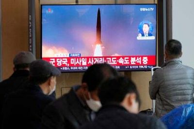 North and South Korea fire missiles off each other’s coasts for first time