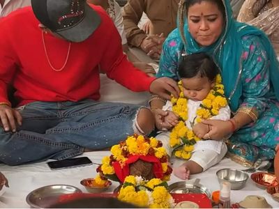 Bharti Singh and husband Haarsh Limbachiyaa host baby Gola's 'Annaprashana' ceremony in Amritsar; watch