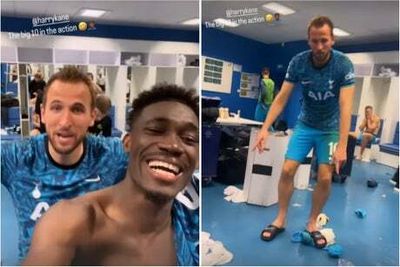 Inside Tottenham’s dressing room after Marseille comeback: Burna Boy, Harry Kane’s dancing and Romero tribute