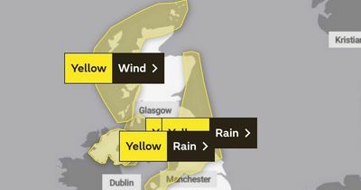 UK weather warning of 65mph winds and torrential rain lashing country for 25 hours