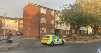 Boy, 17, arrested after teen stabbed outside block of flats