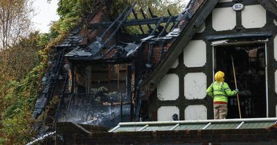 Jermaine Pennant's abandoned mansion gutted by blaze weeks after fire destroyed home