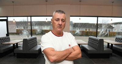 Businessman broken up as windows smashed at new restaurant weeks before opening