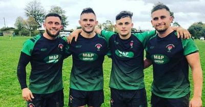 Four brothers with an 18-year age gap all play for the same Welsh rugby team