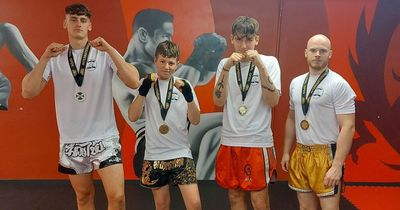 Alexandria Muay Thai fighters enjoy golden weekend at Scottish Championships