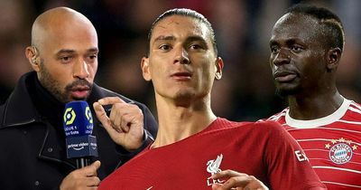 Thierry Henry opens up on Sadio Mane's role in Darwin Nunez's Liverpool struggles