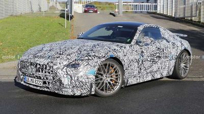 2023 Mercedes-AMG GT Coupe Edition 1 Spied With Aero Upgrades