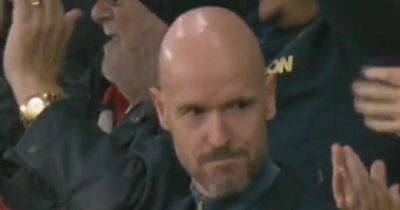 Fans spot telling moment between Erik ten Hag and coaching staff in Man Utd dugout