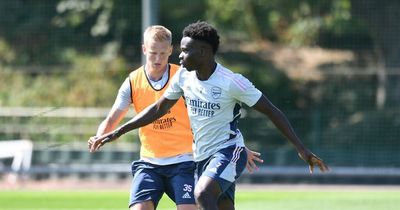 Arsenal get Bukayo Saka injury boost as Oleksandr Zinchenko trains ahead of FC Zurich clash