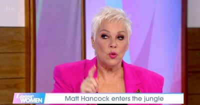 ITV Loose Women's Denise Welch rages about Matt Hancock's I'm A Celeb stint in furious rant