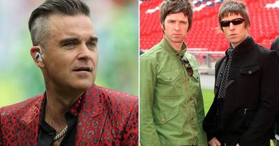 Robbie Williams says Liam Gallagher was 'gigantic bully' but it's 'vital' he exists