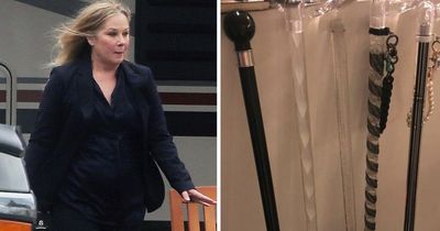 Christina Applegate says she's 'gained 40 pounds' and 'can't walk without cane' due to MS