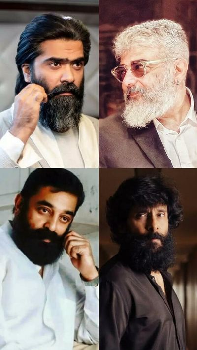 Kollywood stars' thick beard look