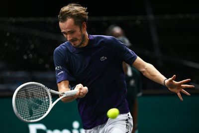 Medvedev crashes out of Paris Masters as Tsitsipas marches on