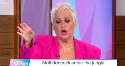 Denise Welch halts ITV Loose Women with passionate rant over Matt Hancock entering I'm a Celebrity
