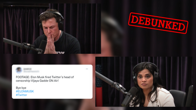 No, Elon Musk didn’t fire a Twitter employee live on the radio