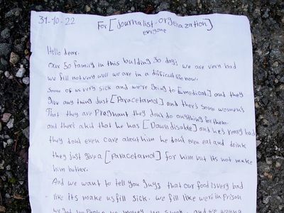 ‘Please help us’: Migrants’ plea in letter thrown over fence of Manston immigration facility OLD REDIRECTED