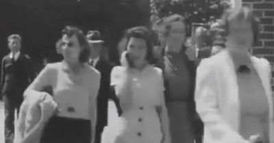 Unearthed footage from 1938 'proves time travellers exist' as woman is captured 'chatting on phone'