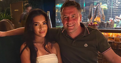 Michael Owen brands Gemma Owen 'most annoying child' as he pushes her into sea