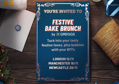 Greggs to launch unique festive experience in London, Newcastle and Manchester