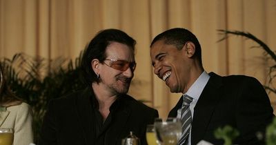 Bono 'passed out' in Lincoln room after drinks with then-President Obama at White House