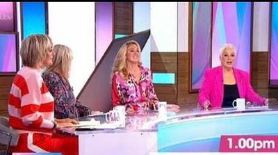 Part of Loose Women set collapses live on air for the second time