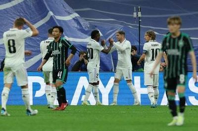 Real Madrid 5-1 Celtic: Scottish champions bow out in Champions League humbling inside the Santiago Bernabeu