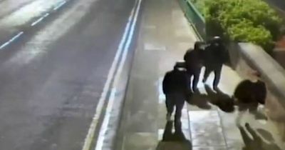 Teen killers seen on CCTV leading dad to canal edge before stabbing him 35 times