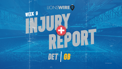 Lions injury report to start Week 9: 7 players out, 4 more limited in practice