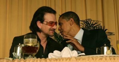 Bono woke up in White House bedroom after boozing with former President Barack Obama