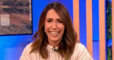 The One Show's Alex Jones left red-faced as her phone rings live on air